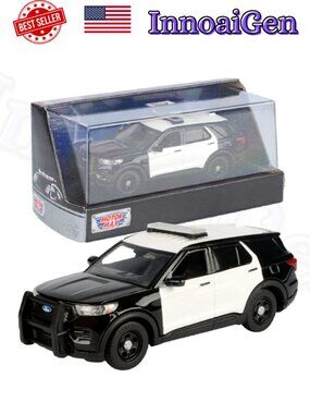 Motor Max 2022 Ford Police Interceptor Utility Diecast 1:43 Scale Model Car NWB